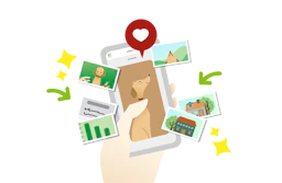 情報や画像を保存!