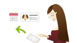 スマホから予約をする