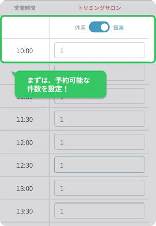 LINEから予約が入ります
