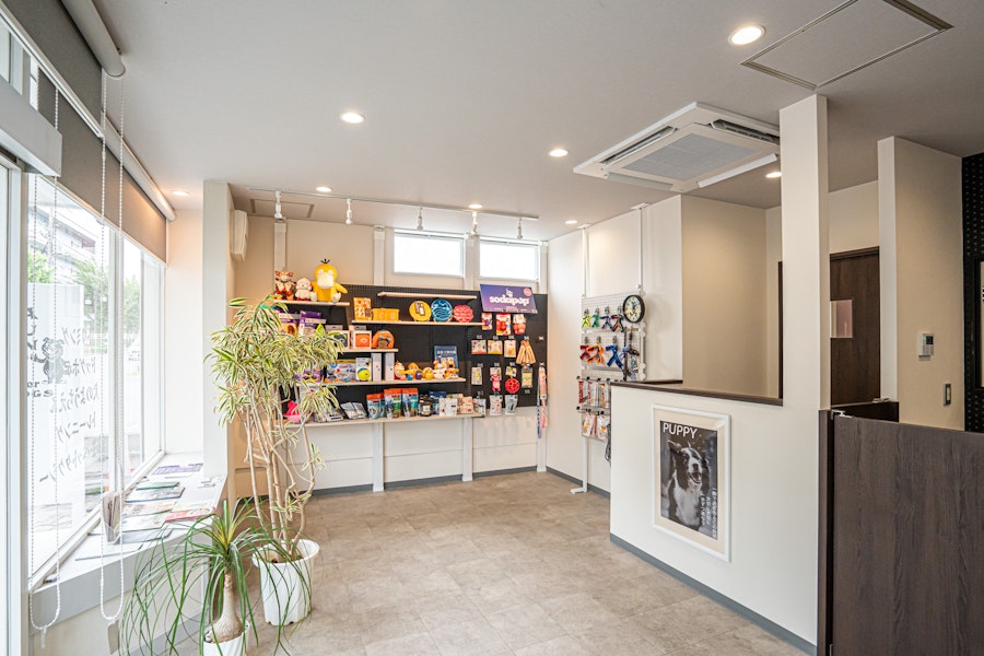 AUN for DOGSのショップエリア