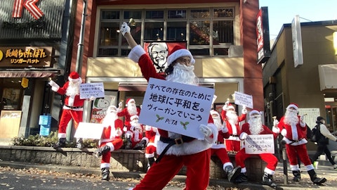 KFCの残虐行為に抗議するためサンタクロースの一団が街にやってきたのアイキャッチ画像