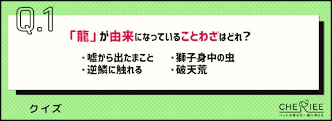 【クイズ】来年は辰年！お正月に役立つ龍にまつわる雑学をご紹介のアイキャッチ画像