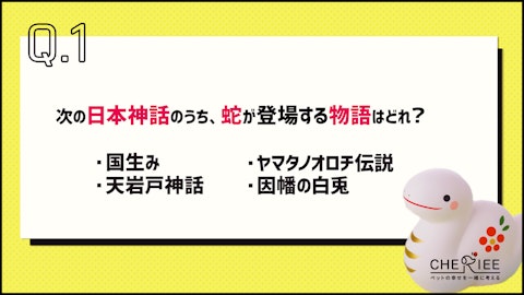 【クイズ】2025年は巳年!蛇にまつわる日本文化の雑学を学ぼうのアイキャッチ画像