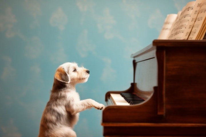 クラシック,作曲家,猫,犬,音楽