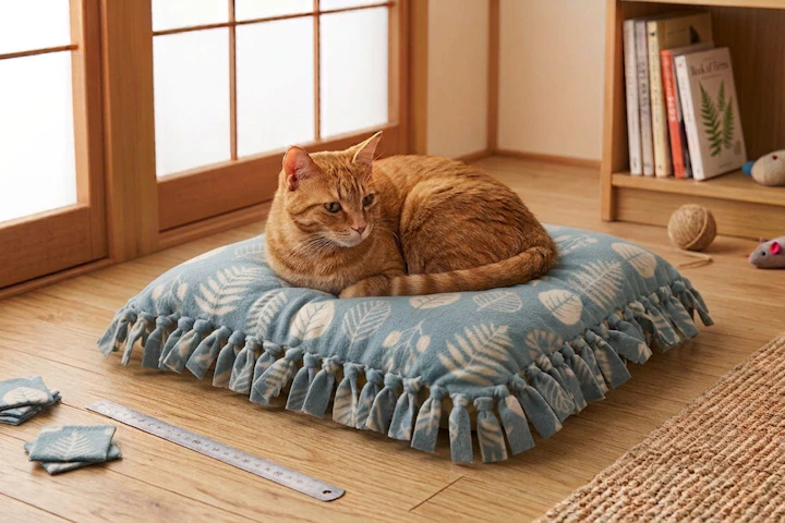 猫,手作り,DIY,爪とぎ,キャットハウス,ベッド